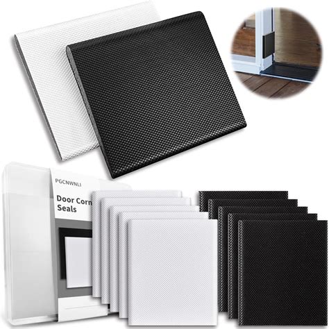 Buy 10 Pieces Door Corner Seal Exterior Door Jamb Weather Stripping, Door Frame Seal Door Gap ...