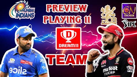 Mi Vs Rcb Dream 11 Prediction Tata Ipl 2024 Mi Vs Rcb Dream 11 Team