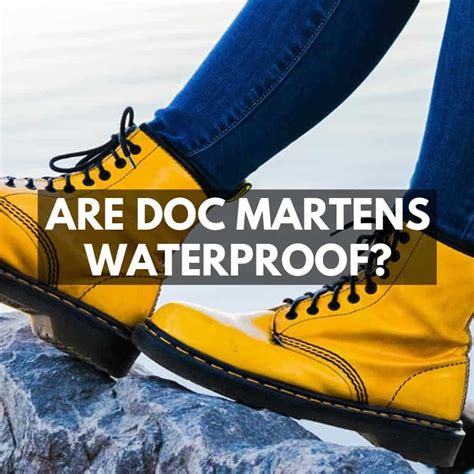 Water Resistant Dr Martens Atelier Yuwa Ciao Jp