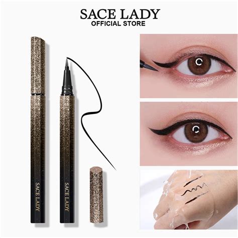 Bút Kẻ Mắt Sace Lady Chì Kẻ Mắt Dạng Lỏng Lâu Trôi Không Thấm Nước Trang điểm Mắt 12ml Shopee