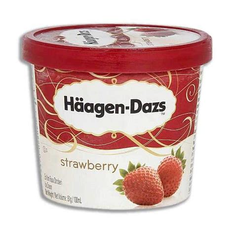 Haagen Dazs Blueberries And Cream Ice Cream 100ml