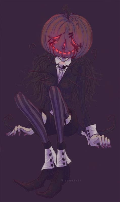 Pumpkin Head By Drawkill On Deviantart Creepy Art Halloween Art Anime Art