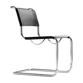 Thonet S L Freischwinger Stuhl Kernleder Ambientedirect