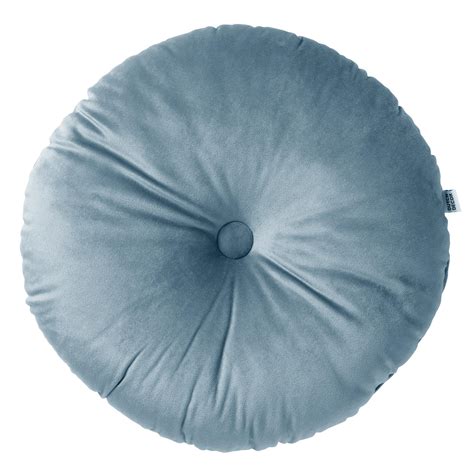 Dutch Decor Sierkussen rond Ø 40 cm velvet OLLY Provincial Blue