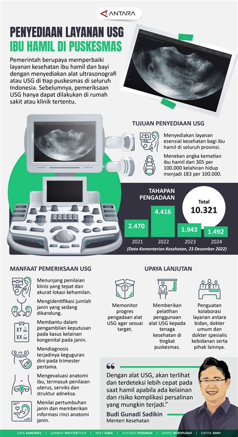 Penyediaan Layanan Usg Ibu Hamil Di Puskesmas Infografik Antara News