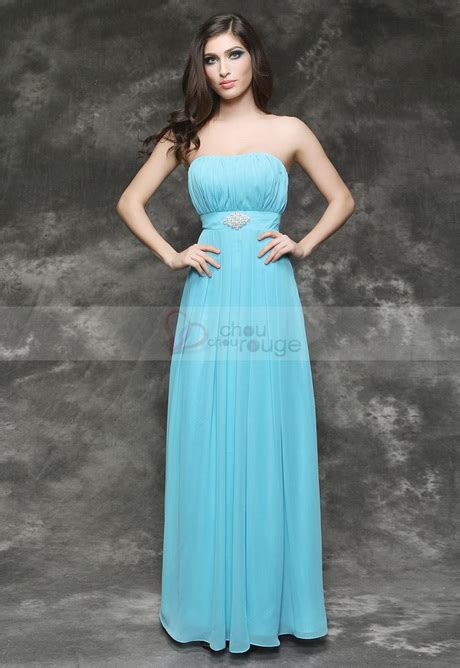 Robe De Soiree Bleu Turquoise