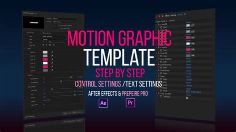 Creating Motion Graphics Templates In After Effects