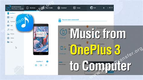 How to Transfer Music from OnePlus 3 to Computer; Backup OnePlus 3T Songs to PC - YouTube