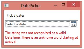 DatePicker 2 000 Things You Should Know About WPF