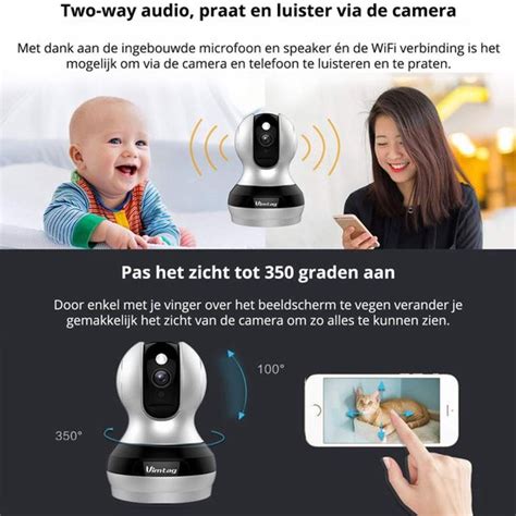 Vimtag Vt 362 Slimme Wifi Ip Camera Met Kunstmatige Intelligentie