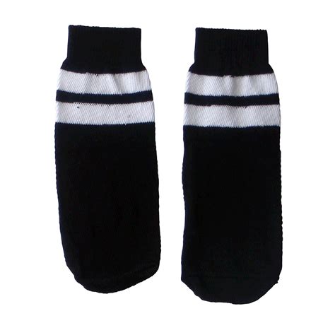 White/Black Tube Knee Socks