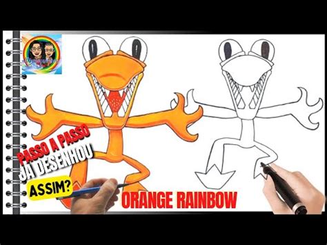 Como Desenhar O Orange Do Rainbow Friends Roblox Como Dibujar A