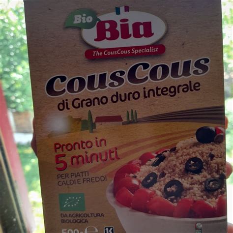 Bio Bia Cous Cous Di Grano Duro Integrale Review Abillion