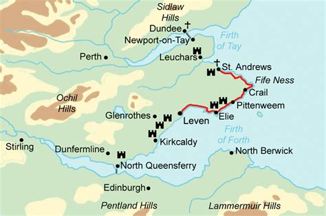 Fife Coastal Path Day Short Break Contours Walking Holidays