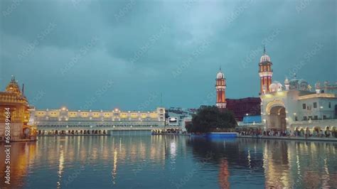 The Golden Temple Amritsar Punjab Sikh Gurdwara Sikh Temple Sri