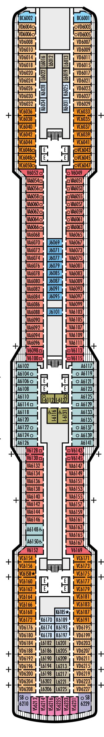 Koningsdam Deck Plans Cruiseind