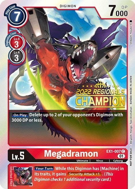 Megadramon Championship 2022 Digimon CardTrader