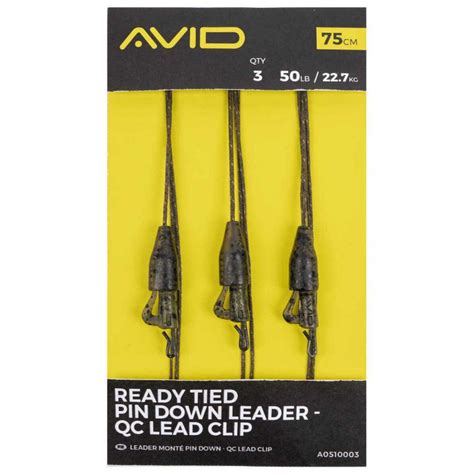 Sistem Avid Carp Ready Tied Pin Down Leader Qc Lead Clip Spletna