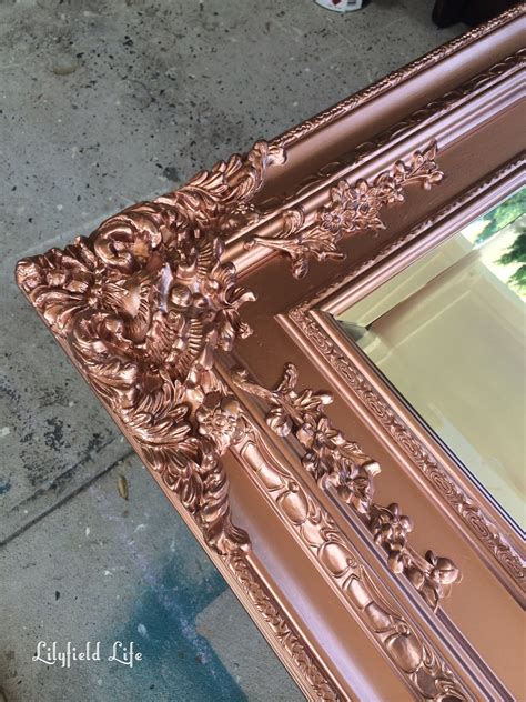 Lilyfield Life: Antique Rose Gold Mirror (from aged cream)