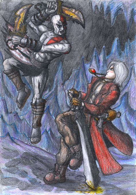 Dante vs Kratos by Impostor1 on DeviantArt