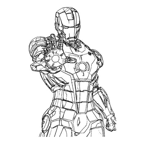 Jual Gambar Sketsa Mewarnai Iron Man Part Gambar Sketsa