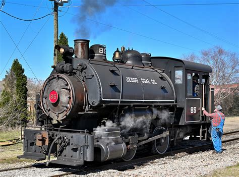 Jeddo Coal Locomotive Under Steam At The Nc Transportation Flickr