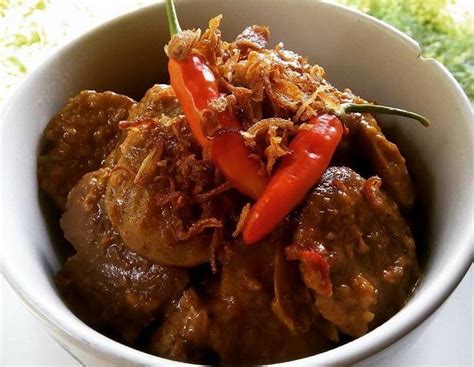 Rendang Jengkol Khas Padang