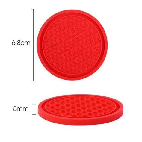 Auto Cup Holder Coasters Anti-Slip Cup Pad Car Interior 2pcs - AutoMods