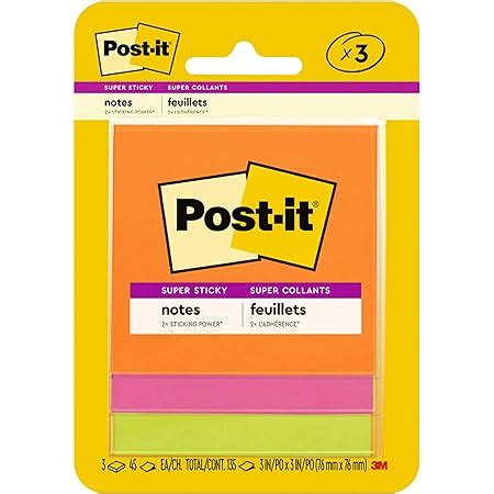 Amazon Post It Super Sticky Notes X In Pads X The