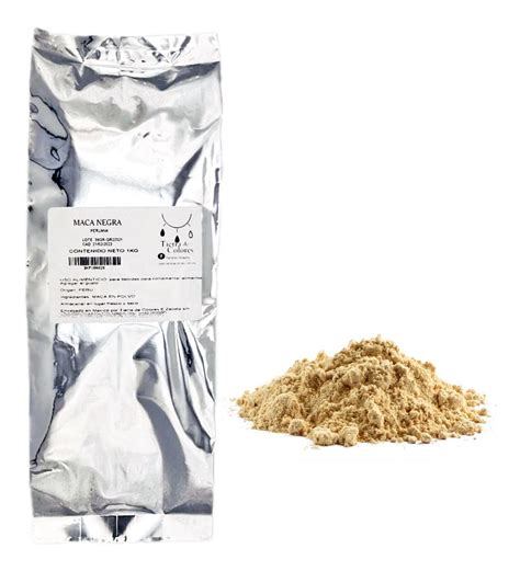 Maca Negra Peruana Premium 1 Kg En Polvo O Harina Natural MercadoLibre