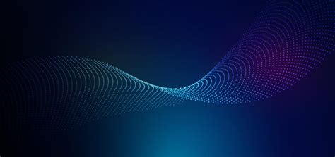 Abstract Futuristic Particle Lines Mesh On Blue Background With Light