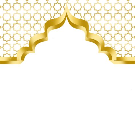 Luxury Frame Golden Islamic Border Luxury Golden Islamic Border