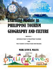 Philippine Tourism Student Ecopy Pdf Learning Module In Philippine