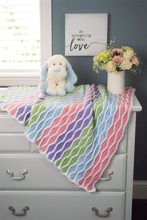 Mary Maxim Free Waves For Baby Blanket Pattern Blanket Pattern