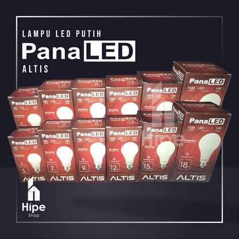 Jual Lampu Panaled Altis W W W W W W W Led Bulb Bola Lampu