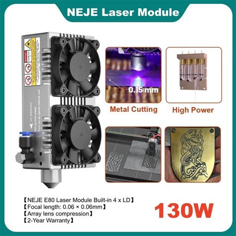 NEJE A40640 N40630 E40 E80 130W Laser Module Kits 450nm Blue Light TTL