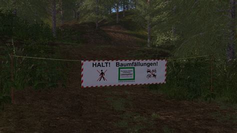 Fs Placable Forestry Warning Signs V Placeable Objects Mod