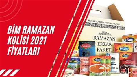 B M Ramazan Kolisi Fiyatlar B M Ramazan Paketi Ne Kadar