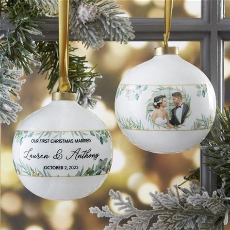 Personalized Wedding Ornaments