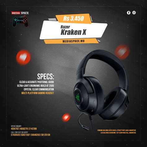 Razer Kraken X Ultralight Gaming Headset: 7.1 Surround Sound ...