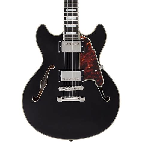 Dangelico Premier Mini Dc Semi Hollow Electric Guitar With Stopbar