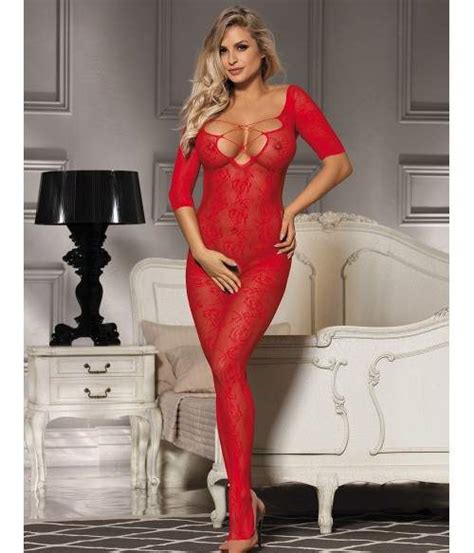 Combinaisons Combinaison R Sille Rouge Sexy Lingerie Sexy