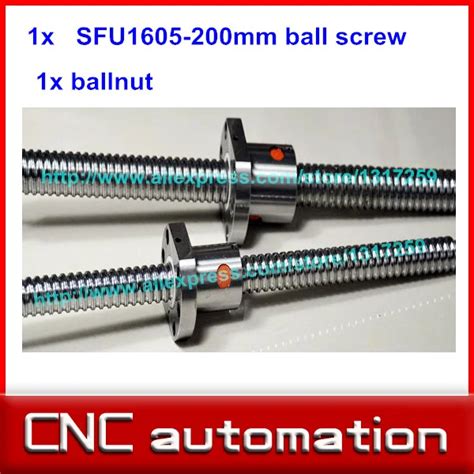 Rm Ball Screw Sfu L Mm Rolled Ballscrew Rail With