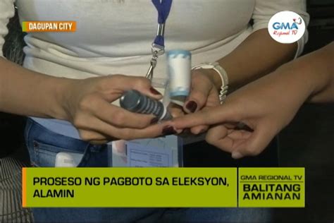 Balitang Amianan Proseso Sa Pagboto