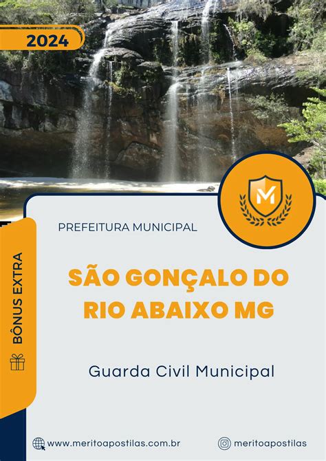 Apostila Guarda Civil Municipal Prefeitura De S O Gon Alo Do Rio Abaixo