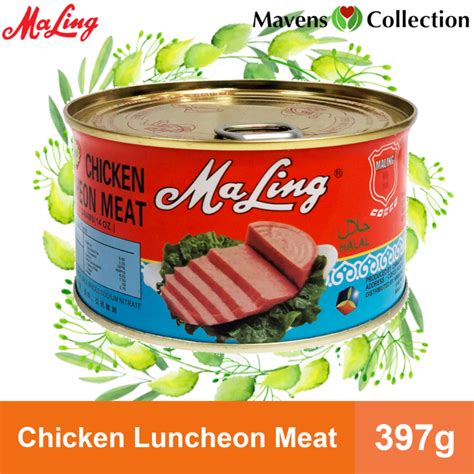 Ma Ling 397g Easy Open Can Premium Chicken Luncheon Meat Cofco Brand