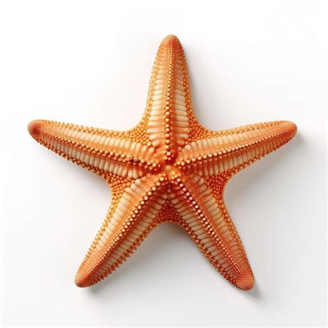 Premium Ai Image A Starfish With An Orange Starfish On The Bottom