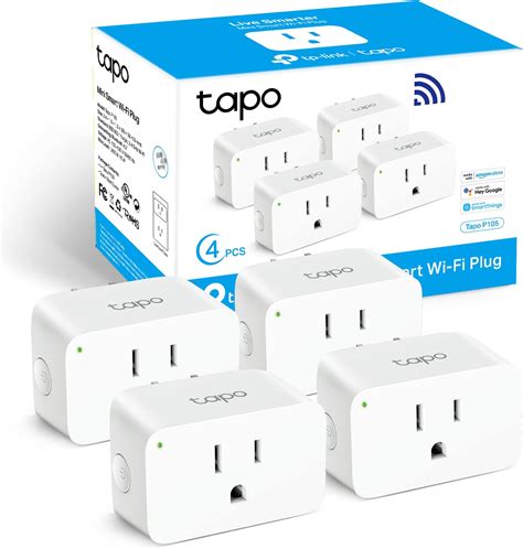 TP Link Tapo Smart Plug Mini Smart Home Wifi Outlet Works With Alexa