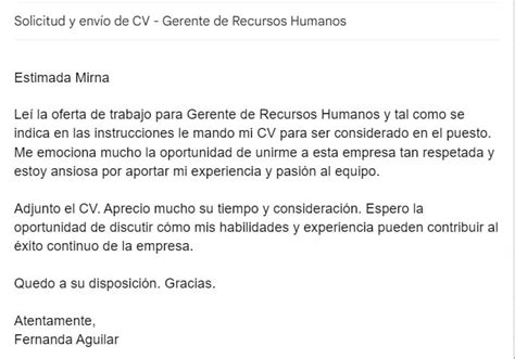 C Mo Redactar Un Correo Atractivo Para Enviar Tu Cv Y Ejemplos