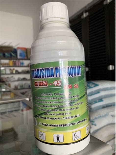 Herbisida Kontak Bima Paraquat Sl Liter Lazada Indonesia